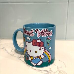 BRAND NEW Hello Kitty Ceramic Mug Good Vibes